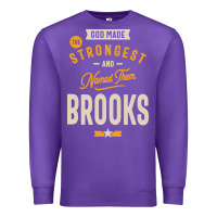 Purple Brooks Personalized Name Birthday Gift Premium Sweatshirt - artisFamous