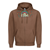 Chestnut be kind Zipper Hoodie - JahusDesignShop
