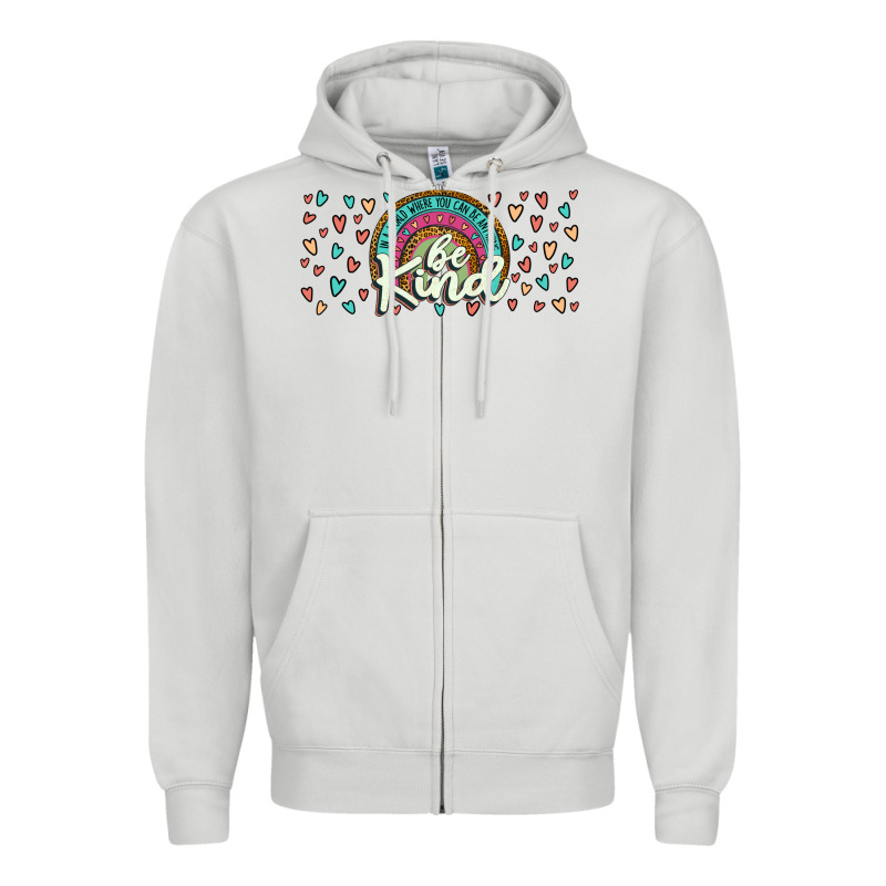 Be Kind Zipper Hoodie by JahusDesignShop | Teevron
