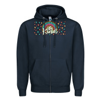 Navy be kind Zipper Hoodie - JahusDesignShop