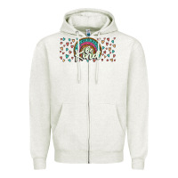 Oatmeal Heather be kind Zipper Hoodie - JahusDesignShop