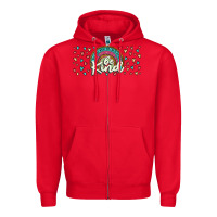 Red be kind Zipper Hoodie - JahusDesignShop
