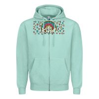 Seafoam be kind Zipper Hoodie - JahusDesignShop