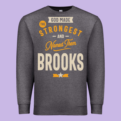 Brooks Personalized Name Birthday Gift Premium Sweatshirt Designed By Artisfamous