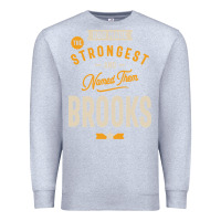 Heather Grey Brooks Personalized Name Birthday Gift Premium Sweatshirt - artisFamous