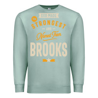 Seafoam Brooks Personalized Name Birthday Gift Premium Sweatshirt - artisFamous