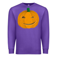Purple pumpkin Premium Sweatshirt - artisFamous