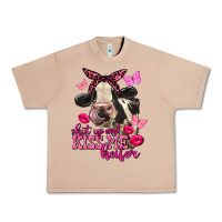 Burro Valentine's Day Shut Up And Kiss Me Heifer Holstein Cow Urban Heavy Tee - FaDigitalArtStudio