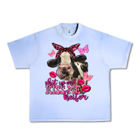 Grape Ice Valentine's Day Shut Up And Kiss Me Heifer Holstein Cow Urban Heavy Tee - FaDigitalArtStudio