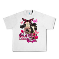 Lunar Rock Valentine's Day Shut Up And Kiss Me Heifer Holstein Cow Urban Heavy Tee - FaDigitalArtStudio