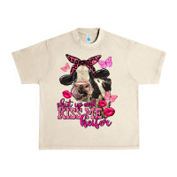 Sandshell Valentine's Day Shut Up And Kiss Me Heifer Holstein Cow Urban Heavy Tee - FaDigitalArtStudio