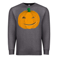 Charcoal Heather pumpkin Premium Sweatshirt - artisFamous