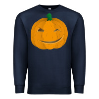 Navy pumpkin Premium Sweatshirt - artisFamous