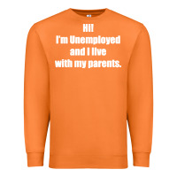 Carrot i'm unemployed and i live with my parents Premium Sweatshirt - artisFamous