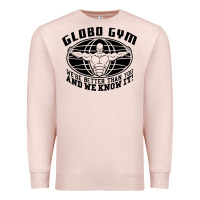Pale Pink globo gym Premium Sweatshirt - artisFamous