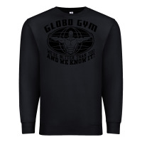Black globo gym Premium Sweatshirt - artisFamous