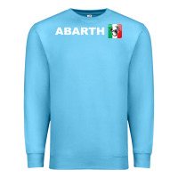 Ocean Blue abarth scorpion merch Premium Sweatshirt - artisFamous