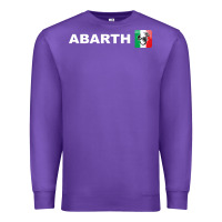 Purple abarth scorpion merch Premium Sweatshirt - artisFamous