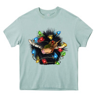 Arona christmas black angus gnome Heavy Core Tee - CowGirlArtShop