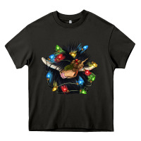 Asphalt christmas black angus gnome Heavy Core Tee - CowGirlArtShop