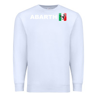 White abarth scorpion merch Premium Sweatshirt - artisFamous