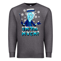 Charcoal Heather snow miser Premium Sweatshirt - artisFamous