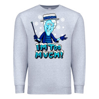 Heather Grey snow miser Premium Sweatshirt - artisFamous