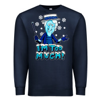 Navy snow miser Premium Sweatshirt - artisFamous