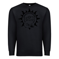 Black church of the toad of light psychedelic frog Premium Sweatshirt - artisFamous