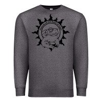 Charcoal Heather church of the toad of light psychedelic frog Premium Sweatshirt - artisFamous