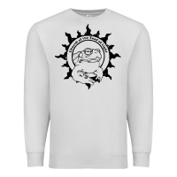 Dove Grey church of the toad of light psychedelic frog Premium Sweatshirt - artisFamous