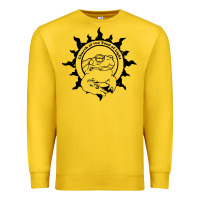 Lemon church of the toad of light psychedelic frog Premium Sweatshirt - artisFamous