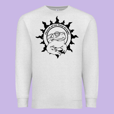 Church Of The Toad Of Light Psychedelic Frog Premium Sweatshirt Designed By Artisfamous