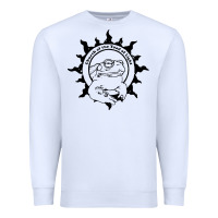White church of the toad of light psychedelic frog Premium Sweatshirt - artisFamous