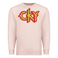 Pale Pink cky Premium Sweatshirt - artisFamous