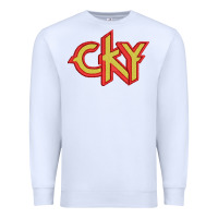 White cky Premium Sweatshirt - artisFamous