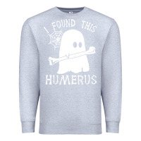 Heather Grey halloween i found this skeleton Premium Sweatshirt - artisFamous