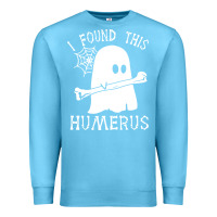 Ocean Blue halloween i found this skeleton Premium Sweatshirt - artisFamous