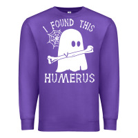 Purple halloween i found this skeleton Premium Sweatshirt - artisFamous