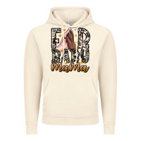 Vintage Artic Fur Baby Mama Vintage Hoodie - CowhideDigitalArt