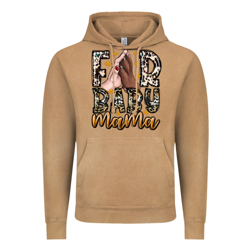 Fur Baby Mama Vintage Hoodie by CowhideDigitalArt | Teevron