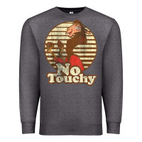 Charcoal Heather emperor’s new groove kuzco llama no touchy Premium Sweatshirt - artisFamous
