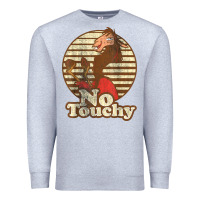 Heather Grey emperor’s new groove kuzco llama no touchy Premium Sweatshirt - artisFamous