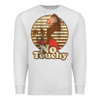 Oatmeal Heather emperor’s new groove kuzco llama no touchy Premium Sweatshirt - artisFamous