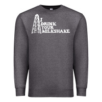 Charcoal Heather i drink your milkshake Premium Sweatshirt - artisFamous
