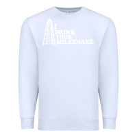 White i drink your milkshake Premium Sweatshirt - artisFamous