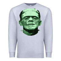 Heather Grey frankenstein Premium Sweatshirt - artisFamous