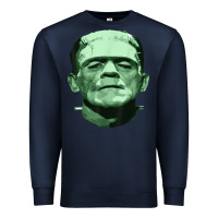 Navy frankenstein Premium Sweatshirt - artisFamous