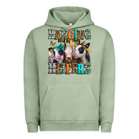 Pigment Oil Green hanging with my heifers Urban Hoodie - Jasminsmagicworld