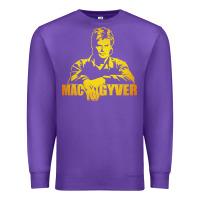 Purple macgyver actor movie Premium Sweatshirt - artisFamous